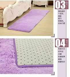 细节处的时尚美学 丝毛卧室长条地毯，打造温馨与精致并存的家居角落